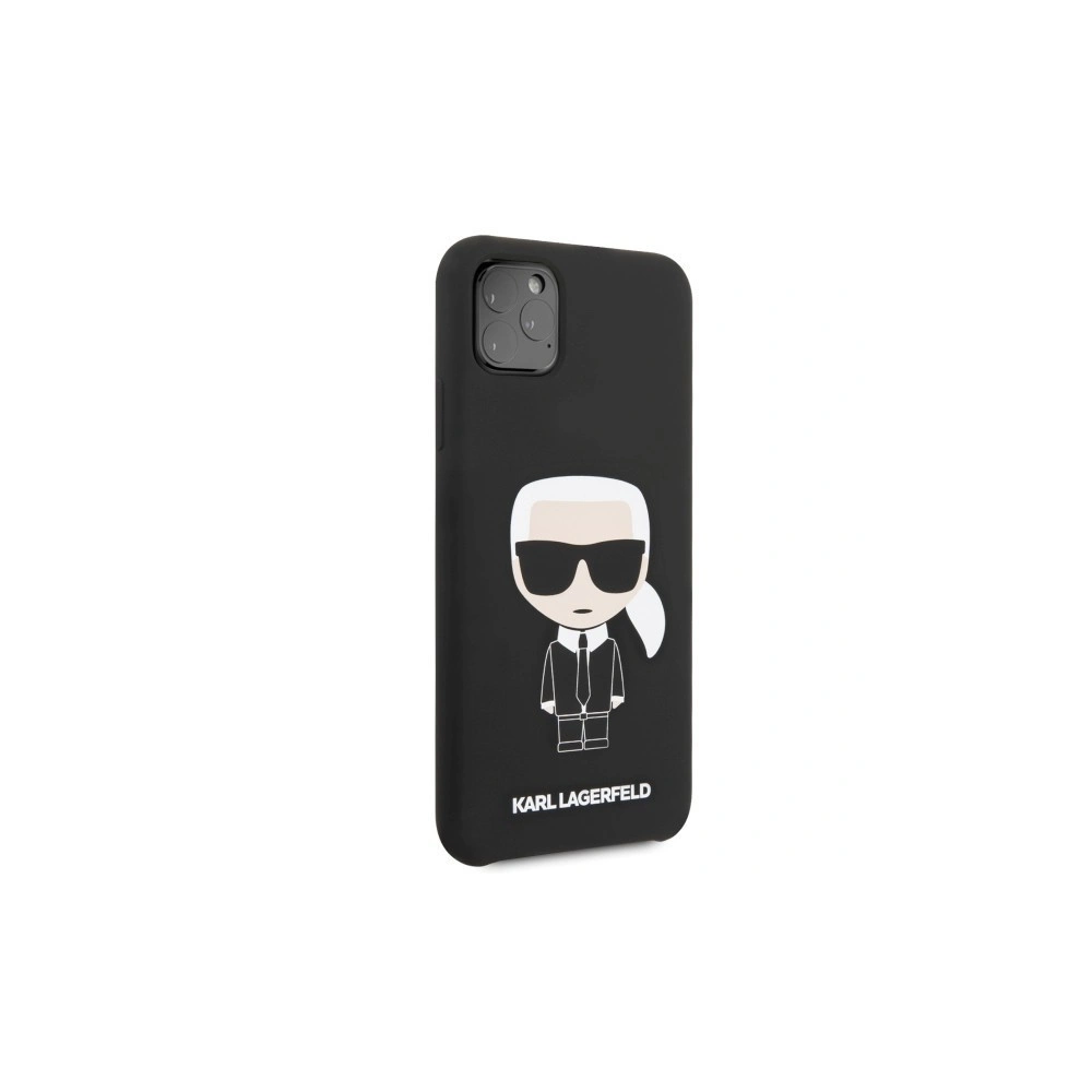 Hurtownia GSM - Karl Lagerfeld KLHCN65SLFKBK iPhone 11 Pro Max hardcase czarny/black Silicone Iconic - KLD181BLK - {ean13} - Hurt