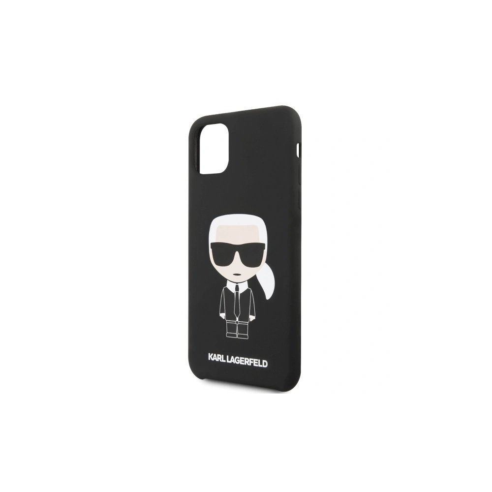 Hurtownia GSM - Karl Lagerfeld KLHCN65SLFKBK iPhone 11 Pro Max hardcase czarny/black Silicone Iconic - KLD181BLK - {ean13} - Hurt