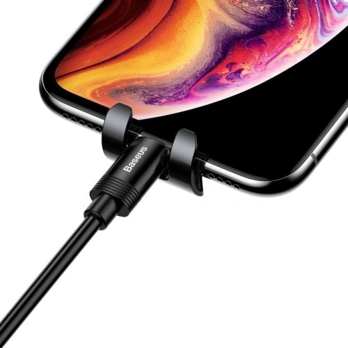 Uchwyt grawitacyjny Baseus na kratkę, aluminiowy (czarny)