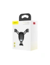 Wholesale Baseus Gravity Aluminium Air Vent Car Mount Black - BSU674BLK - {ean13} - Hurt