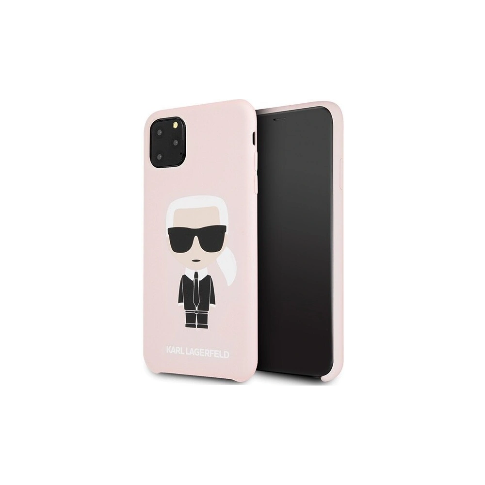 Hurtownia GSM - Karl Lagerfeld KLHCN65SLFKPI iPhone 11 Pro Max hardcase jasnoróżowy/light pink Silicone Iconic - KLD182PNK - {ean13} - Hurt