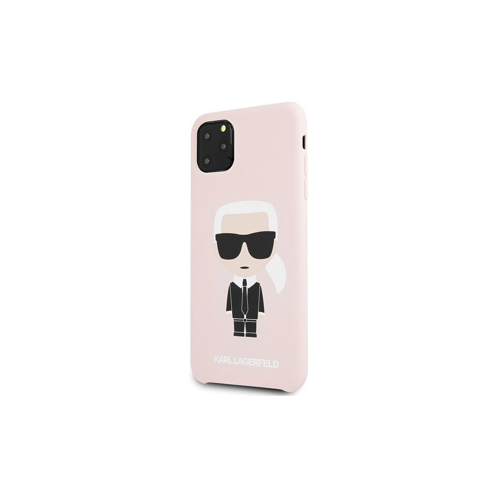 Hurtownia GSM - Karl Lagerfeld KLHCN65SLFKPI iPhone 11 Pro Max hardcase jasnoróżowy/light pink Silicone Iconic - KLD182PNK - {ean13} - Hurt