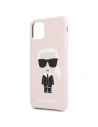 Wholesale Karl Lagerfeld KLHCN65SLFKPI iPhone 11 Pro Max hardcase light pink Silicone Iconic - KLD182PNK - {ean13} - Hurt