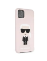 Wholesale Karl Lagerfeld KLHCN65SLFKPI iPhone 11 Pro Max hardcase light pink Silicone Iconic - KLD182PNK - {ean13} - Hurt