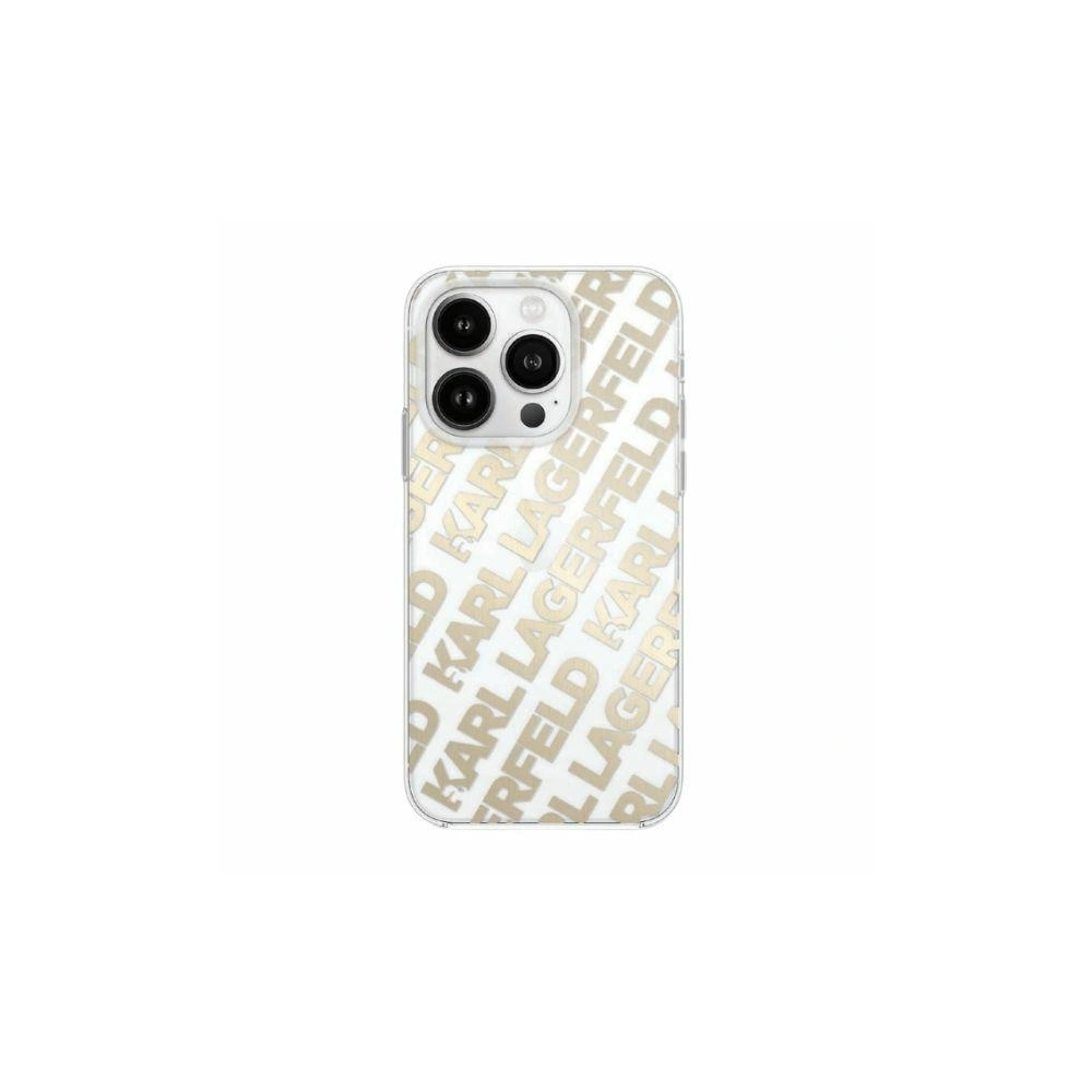 Hurtownia GSM - Etui Karl Lagerfeld KLHCP15SHKFOEMD Apple iPhone 15 / 14 / 13 kemény tok IML Fullover Logo arany/gold - KLD2000 - {ean13} - Hurt