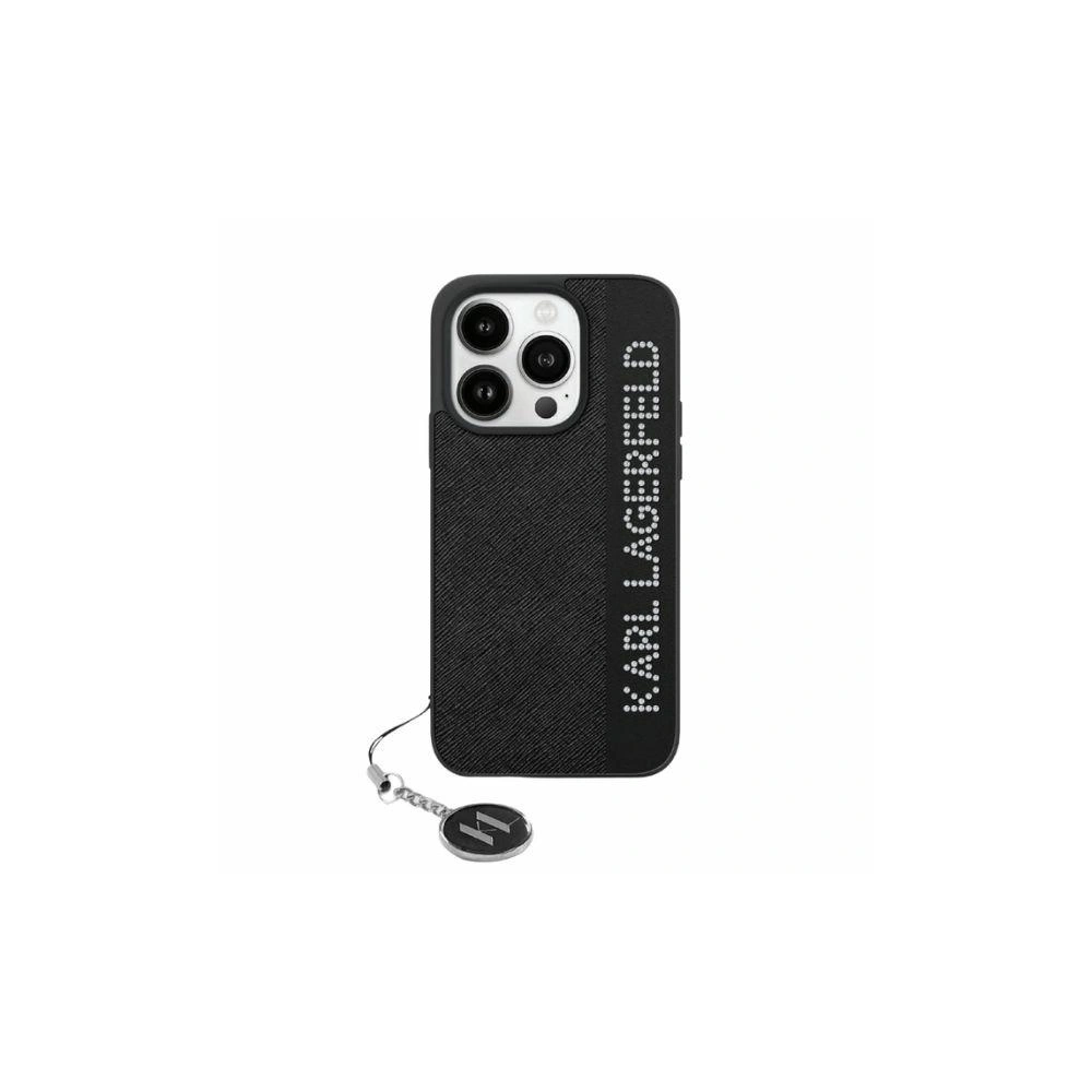 Hurtownia GSM - Etui Karl Lagerfeld KLHCP15SPSAKDGCK Apple iPhone 15 / 14 / 13 hardcase Saffiano Rhinestones & Charm černý/black - KLD2002 - {ean13} - Hurt