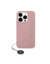 Etui Karl Lagerfeld KLHCP15SPSAKDGCP Apple iPhone 15 / 14 / 13 hardcase Saffiano Rhinestones & Charm růžový/pink