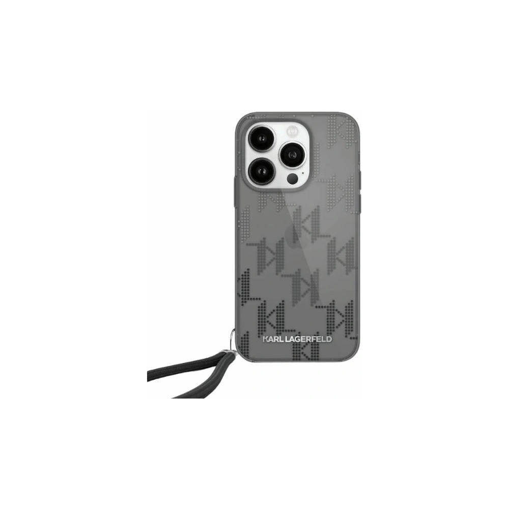 Hurtownia GSM - Etui Karl Lagerfeld KLHCP15XHKDPNSK Apple iPhone 15 Pro Max hardcase IML Mono KL Pattern & Cord černý/black - KLD2004 - {ean13} - Hurt