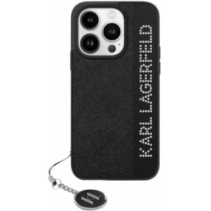 Hurtownia GSM - Case Karl Lagerfeld KLHCP15XPSAKDGCK Apple iPhone 15 Pro Max Hartschale Saffiano Strass & Charm schwarz/black - KLD2007 - {ean13} - Hurt