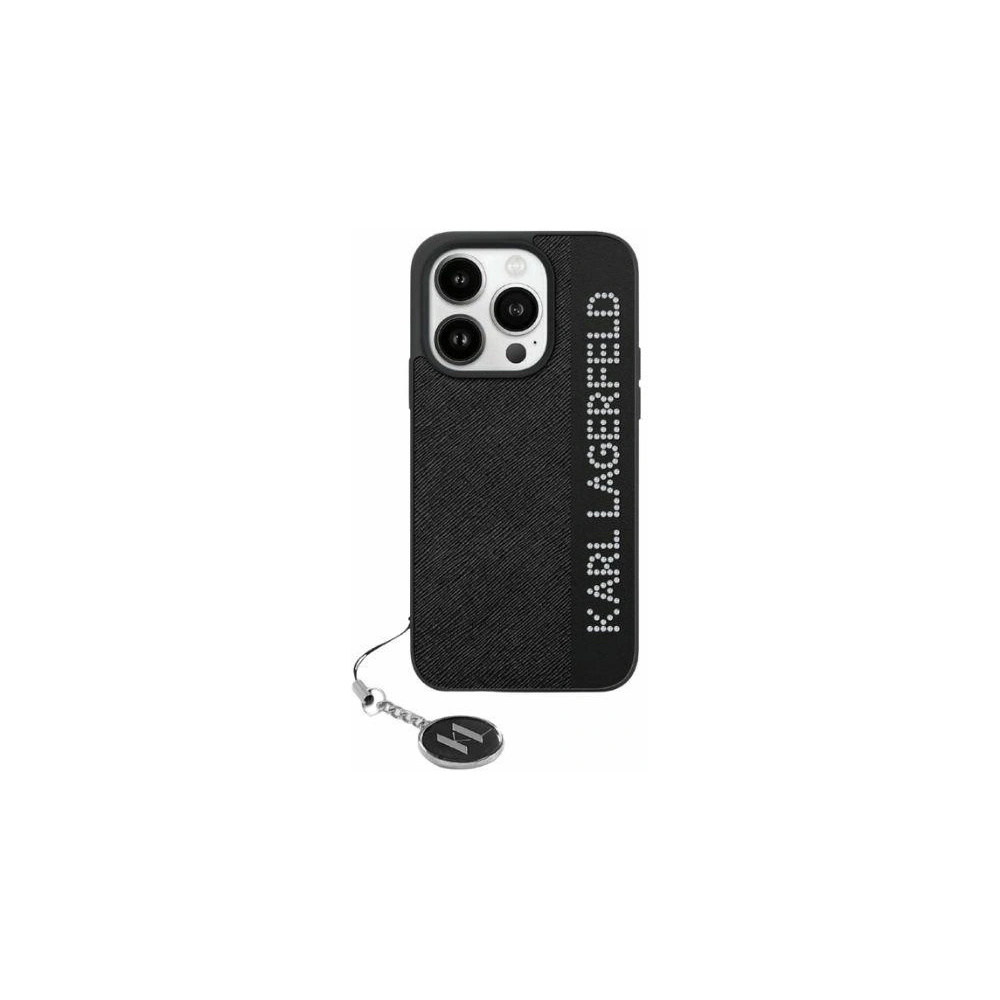 Hurtownia GSM - Case Karl Lagerfeld KLHCP15XPSAKDGCK Apple iPhone 15 Pro Max Hartschale Saffiano Strass & Charm schwarz/black - KLD2007 - {ean13} - Hurt