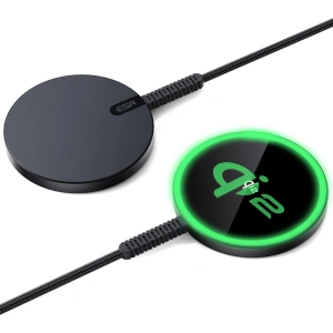 Hurtownia GSM - Indukciós töltő ESR HaloLock QI2 Mini Magnetic MagSafe 15W fekete - ESR806 - {ean13} - Hurt