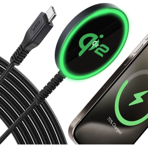 Wholesale ESR HaloLock QI2 Mini Magnetic wireless charger MagSafe 15W black - ESR806 - {ean13} - Hurt