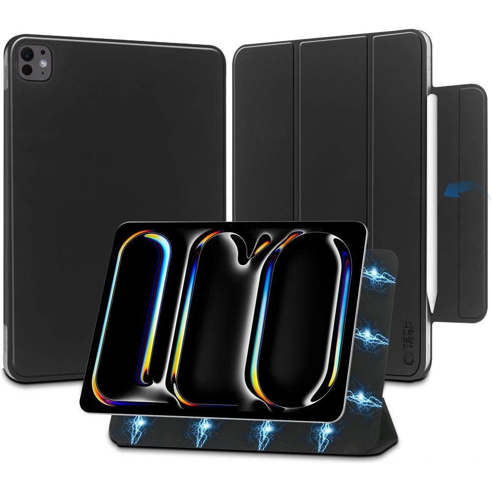 Hurtownia GSM - Etui Tech-Protect SmartCase Magnetic Apple iPad Pro 11" 2024 (5. generacji) Black - THP2822 - {ean13} - Hurt