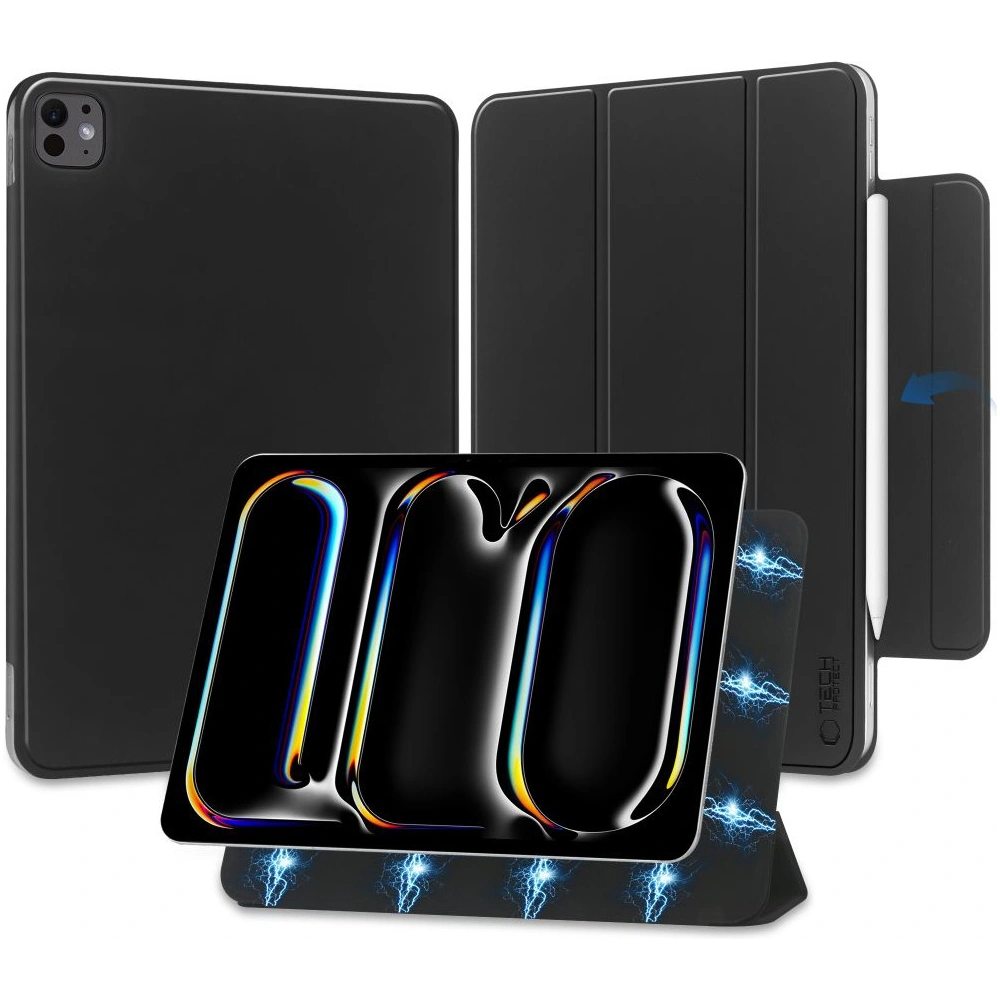 Hurtownia GSM - Etui Tech-Protect SmartCase Magnetic Apple iPad Pro 13" 2024 (7. generációs) Fekete - THP2823 - {ean13} - Hurt