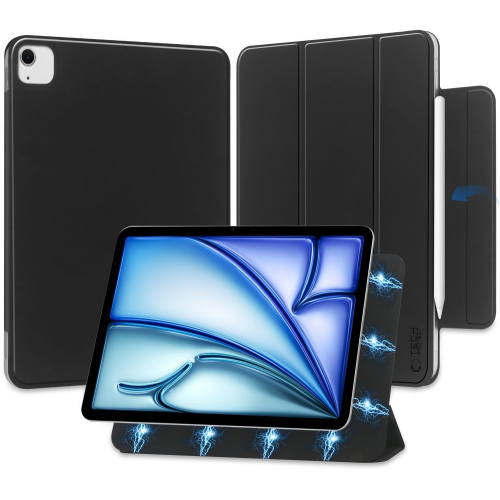 Tech-Protect Distributor - 5906302308637 - THP2824 - Tech-Protect SmartCase Magnetic Apple iPad Air 13" 2024 (6 gen) Black - B2B homescreen