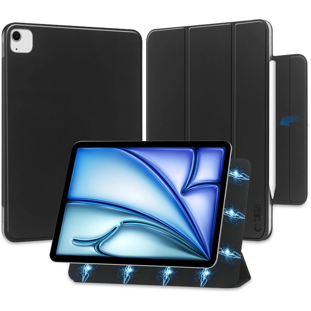 Hurtownia GSM - Etui Tech-Protect SmartCase Magnetic Apple iPad Air 13" 2024 (6. generacji) Black - THP2824 - {ean13} - Hurt
