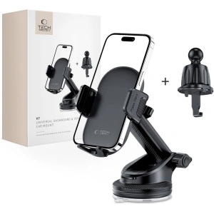 Hurtownia GSM - Autós tartó rácsra / ablakra / műszerfalra Tech-Protect V7 Univerzális Műszerfal & Szellőző Autós Tartó Fekete - THP2825 - {ean13} - Hurt