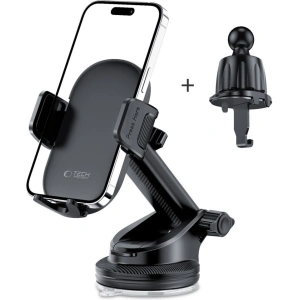 Hurtownia GSM - Auto-Halterung für Lüftungsgitter / für die Windschutzscheibe / für das Armaturenbrett Tech-Protect V7 Universelle Dashboard- & Lüftungshalterung Schwarz - THP2825 - {ean13} - Hurt