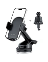 Hurtownia GSM - Auto-Halterung für Lüftungsgitter / für die Windschutzscheibe / für das Armaturenbrett Tech-Protect V7 Universelle Dashboard- & Lüftungshalterung Schwarz - THP2825 - {ean13} - Hurt