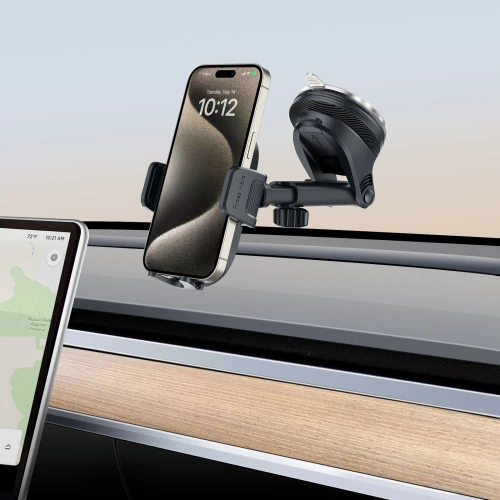 Uchwyt samochodowy do kratki / na szybę / na kokpit Tech-Protect V7 Universal Dashboard & Vent Car Mount Black