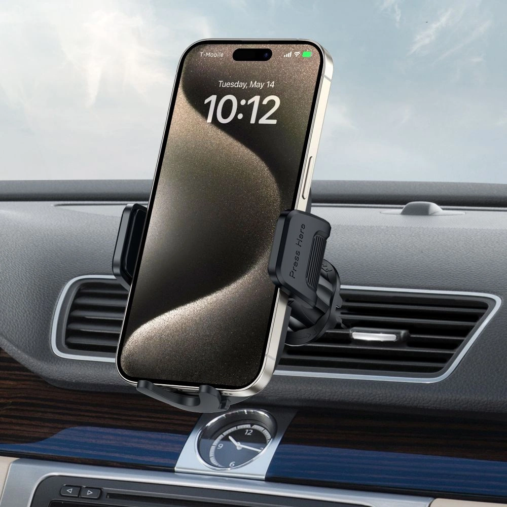 Hurtownia GSM - Auto-Halterung für Lüftungsgitter / für die Windschutzscheibe / für das Armaturenbrett Tech-Protect V7 Universelle Dashboard- & Lüftungshalterung Schwarz - THP2825 - {ean13} - Hurt