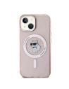 Karl Lagerfeld KLHMN61HFCCNOP Apple iPhone 11 / XR hardcase IML Choupette MagSafe pink