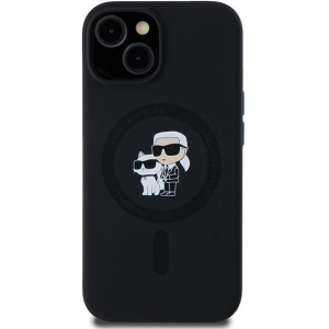 Hurtownia GSM - Etui Karl Lagerfeld KLHMN61SCMKCRHK Apple iPhone 11 / XR hardcase Silicon Karl & Choupette MagSafe negru/black - KLD2010 - {ean13} - Hurt