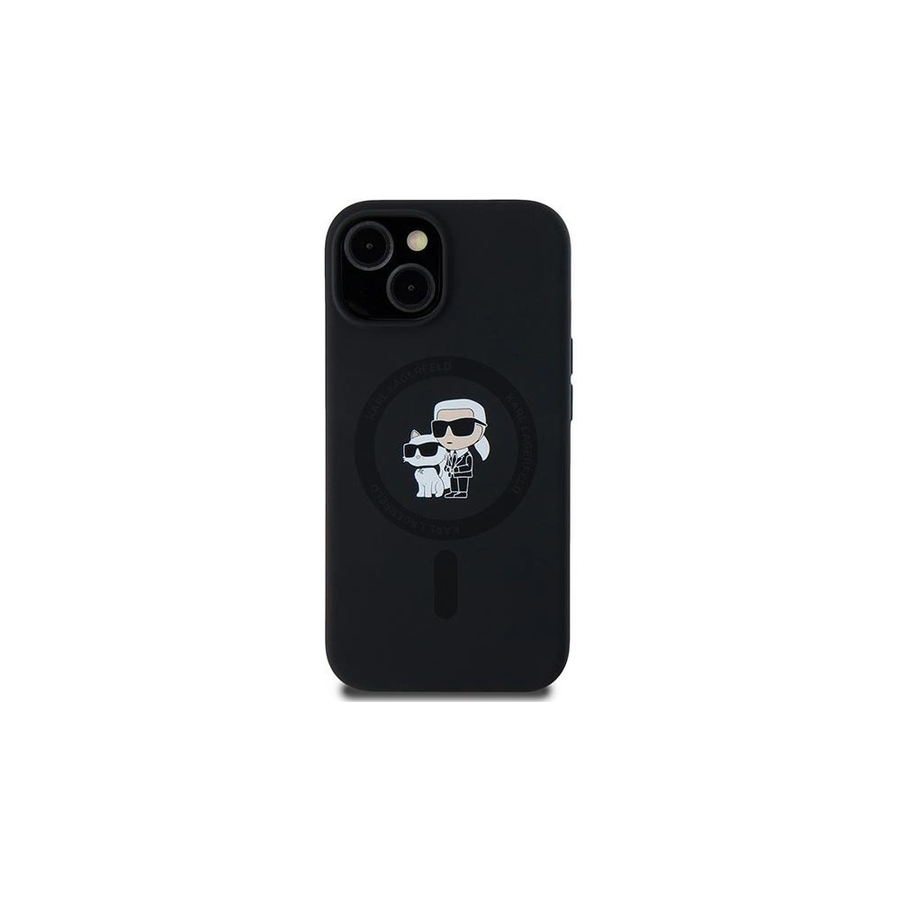 Wholesale Karl Lagerfeld KLHMN61SCMKCRHK Apple iPhone 11 / XR hardcase Silicone Karl & Choupette MagSafe black - KLD2010 - {ean13} - Hurt
