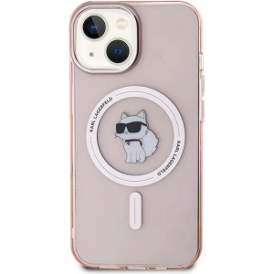 Hurtownia GSM - Etui Karl Lagerfeld KLHMP12MHFCCNOP Apple iPhone 12 / 12 Pro hardcase IML Choupette MagSafe růžový/pink - KLD2011 - {ean13} - Hurt