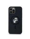 Hurtownia GSM - Etui Karl Lagerfeld KLHMP13LSCMKCRHK Apple iPhone 13 / 13 Pro hardcase Silicone Karl & Choupette MagSafe černý/black - KLD2012 - {ean13} - Hurt