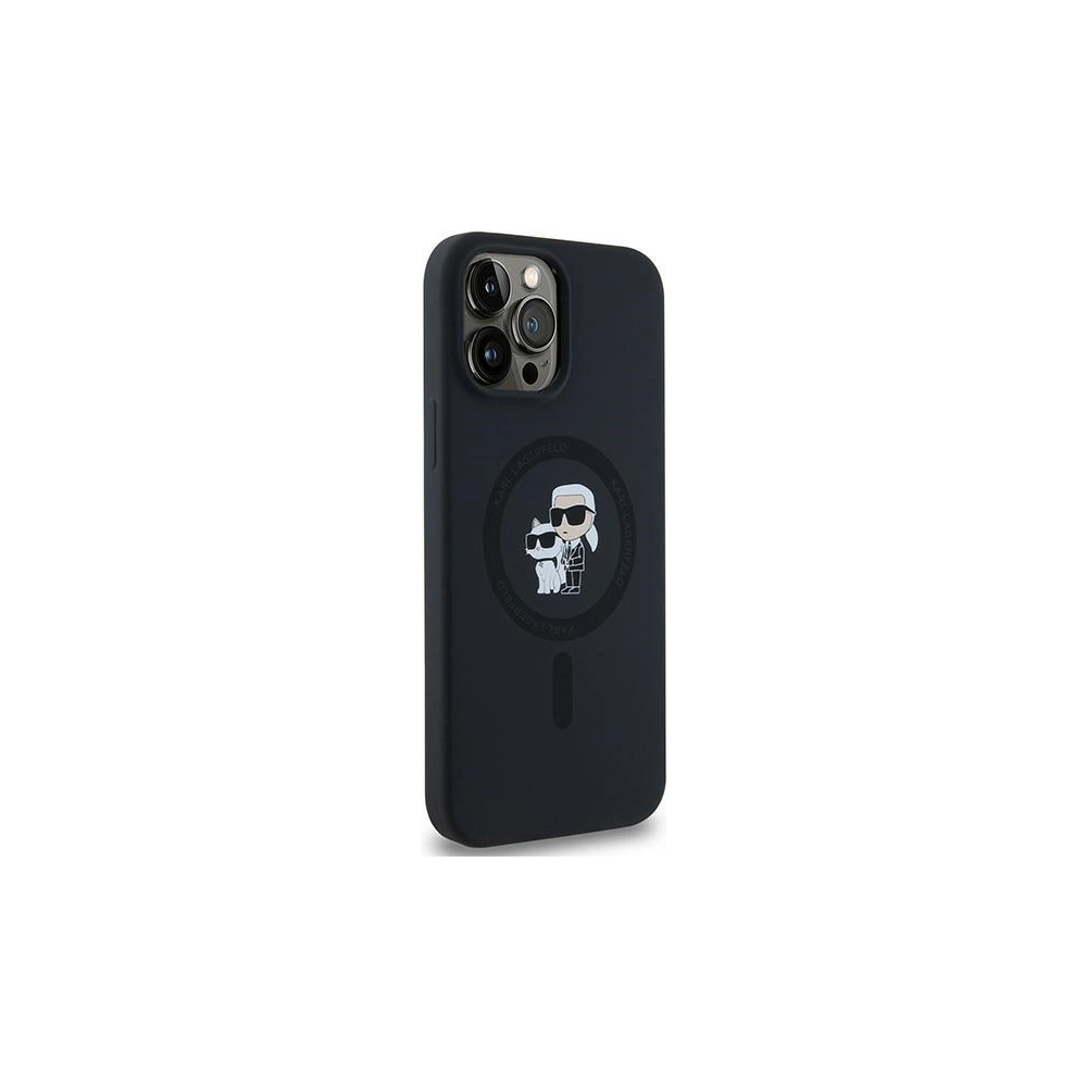 Hurtownia GSM - Etui Karl Lagerfeld KLHMP13LSCMKCRHK Apple iPhone 13 / 13 Pro kemény tok Szilikon Karl & Choupette MagSafe fekete/black - KLD2012 - {ean13} - Hurt