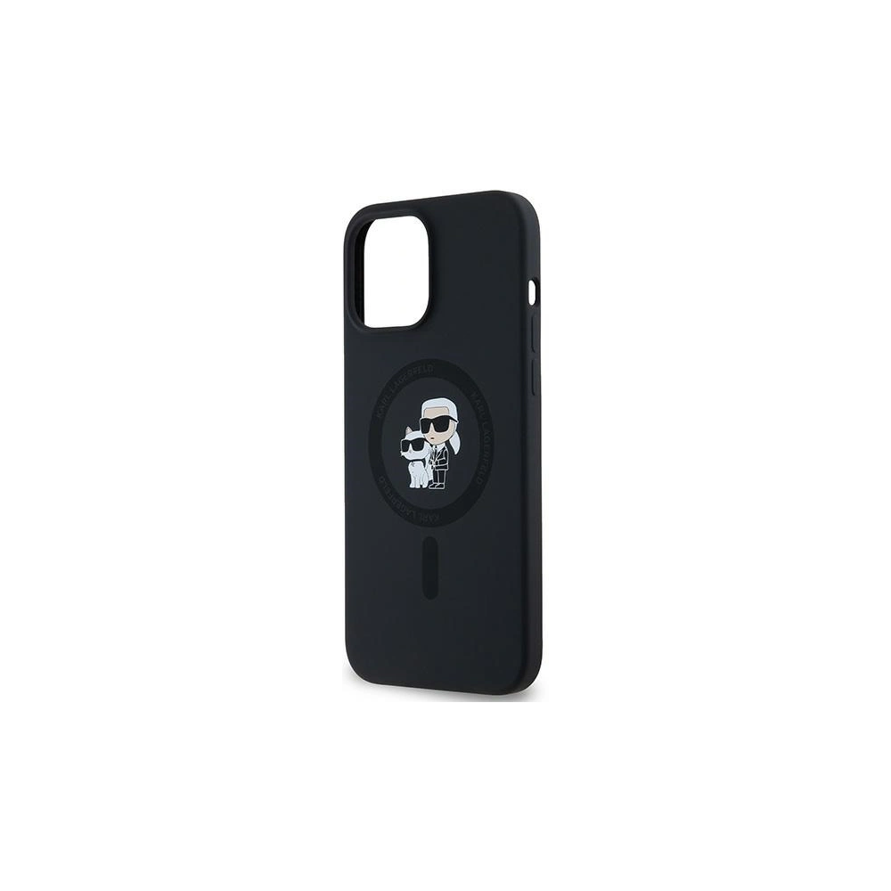 Hurtownia GSM - Etui Karl Lagerfeld KLHMP13LSCMKCRHK Apple iPhone 13 / 13 Pro hardcase Silicone Karl & Choupette MagSafe černý/black - KLD2012 - {ean13} - Hurt