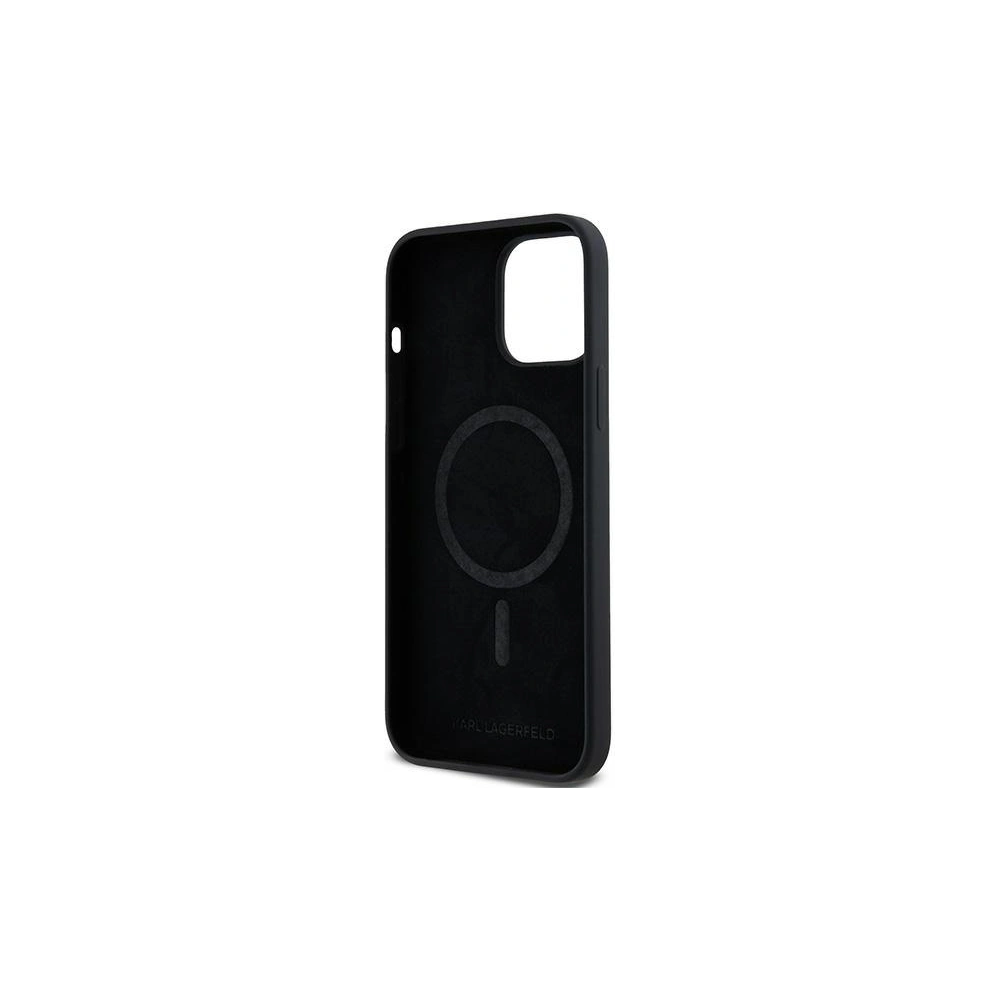 Hurtownia GSM - Etui Karl Lagerfeld KLHMP13LSCMKCRHK Apple iPhone 13 / 13 Pro hardcase Silicone Karl & Choupette MagSafe černý/black - KLD2012 - {ean13} - Hurt