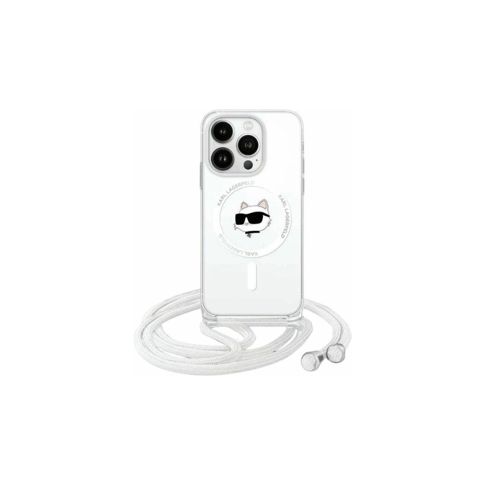 Hurtownia GSM - Etui Karl Lagerfeld KLHMP13MHCCHNT Apple iPhone 13 / 14 / 15 hardcase transparent IML Choupette Head & Cord Magsafe - KLD2013 - {ean13} - Hurt
