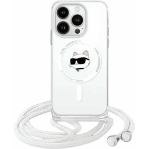 Hurtownia GSM - Etui Karl Lagerfeld KLHMP13XHCCHNT Apple iPhone 13 Pro Max tvrdý kryt transparentní IML Choupette Head & Cord Magsafe - KLD2014 - {ean13} - Hurt