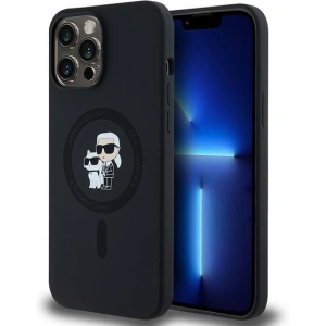 Hurtownia GSM - Etui Karl Lagerfeld KLHMP13XSCMKCRHK Apple iPhone 13 Pro Max hardcase silikonové Karl & Choupette MagSafe černé/black - KLD2015 - {ean13} - Hurt