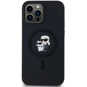 Hurtownia GSM - Etui Karl Lagerfeld KLHMP13XSCMKCRHK Apple iPhone 13 Pro Max hardcase silikonové Karl & Choupette MagSafe černé/black - KLD2015 - {ean13} - Hurt
