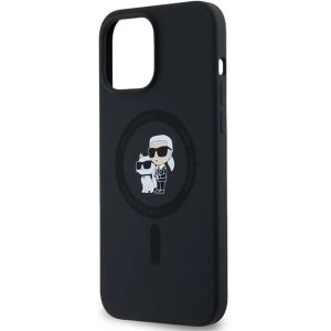 Hurtownia GSM - Etui Karl Lagerfeld KLHMP13XSCMKCRHK Apple iPhone 13 Pro Max hardcase silikonové Karl & Choupette MagSafe černé/black - KLD2015 - {ean13} - Hurt