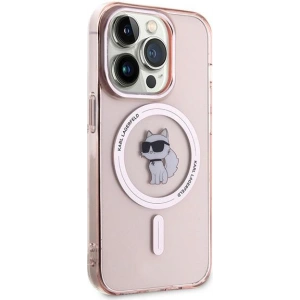 Hurtownia GSM - Etui Karl Lagerfeld KLHMP14LHFCCNOP Apple iPhone 14 Pro hardcase IML Choupette MagSafe roz/roz - KLD2017 - {ean13} - Hurt