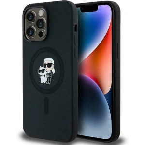 Hurtownia GSM - Case Karl Lagerfeld KLHMP14LSCMKCRHK Apple iPhone 14 Pro Hardcase Silikon Karl & Choupette MagSafe schwarz/black - KLD2018 - {ean13} - Hurt