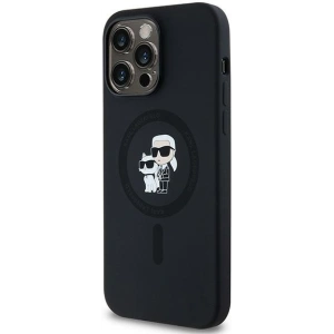 Hurtownia GSM - Case Karl Lagerfeld KLHMP14LSCMKCRHK Apple iPhone 14 Pro Hardcase Silikon Karl & Choupette MagSafe schwarz/black - KLD2018 - {ean13} - Hurt