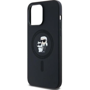 Hurtownia GSM - Etui Karl Lagerfeld KLHMP14LSCMKCRHK Apple iPhone 14 Pro hardcase Silicone Karl & Choupette MagSafe negru/black - KLD2018 - {ean13} - Hurt