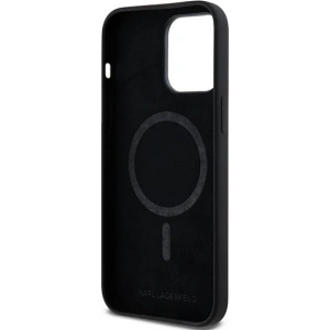 Hurtownia GSM - Etui Karl Lagerfeld KLHMP14LSCMKCRHK Apple iPhone 14 Pro hardcase Silicone Karl & Choupette MagSafe negru/black - KLD2018 - {ean13} - Hurt