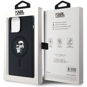Wholesale Karl Lagerfeld KLHMP14LSCMKCRHK Apple iPhone 14 Pro hardcase Silicone Karl & Choupette MagSafe black - KLD2018 - {ean13} - Hurt
