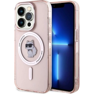 Hurtownia GSM - Case Karl Lagerfeld KLHMP14XHFCCNOP Apple iPhone 14 Pro Max Hardcase IML Choupette MagSafe rosa/pink - KLD2022 - {ean13} - Hurt