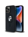 Etui Karl Lagerfeld KLHMP14XSCMKCRHK Apple iPhone 14 Pro Max hardcase silikonové Karl & Choupette MagSafe černý/black