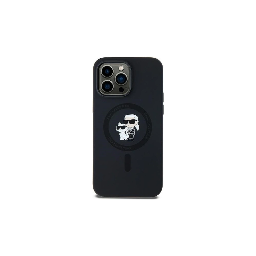 Wholesale Karl Lagerfeld KLHMP14XSCMKCRHK Apple iPhone 14 Pro Max hardcase Silicone Karl & Choupette MagSafe back - KLD2023 - {ean13} - Hurt