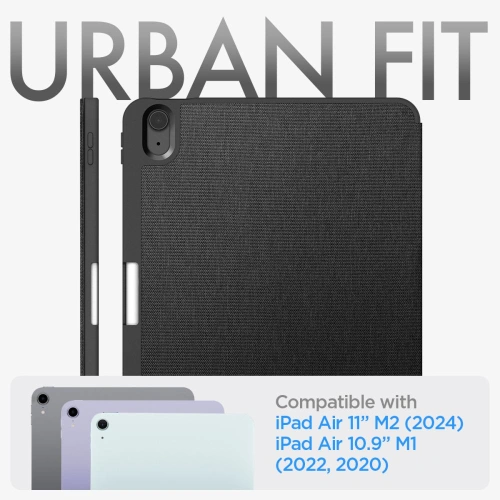 Etui Spigen Urban Fit Apple iPad Air 10.9 2020/2022 (4. i 5. generacji) / iPad Air 11 2024 (6. generacji) black