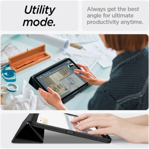 Hurtownia GSM - Etui Spigen Urban Fit Apple iPad Air 10.9 2020/2022 (4. a 5. generace) / iPad Air 11 2024 (6. generace) černé - SPN3413 - {ean13} - Hurt