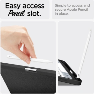 Hurtownia GSM - Etui Spigen Urban Fit Apple iPad Air 10.9 2020/2022 (4. a 5. generace) / iPad Air 11 2024 (6. generace) černé - SPN3413 - {ean13} - Hurt